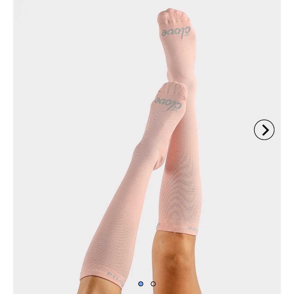 Clove Just Pink Compression Socks Sz‎ Small breathable fabric for all day women